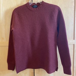 J. Crew Factory Women's Crew Neck Sweater - Burgundy